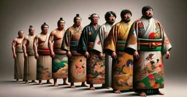Kesho-mawashi nei lottatori di sumo
