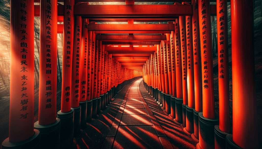 il santuario delle mille porte torii