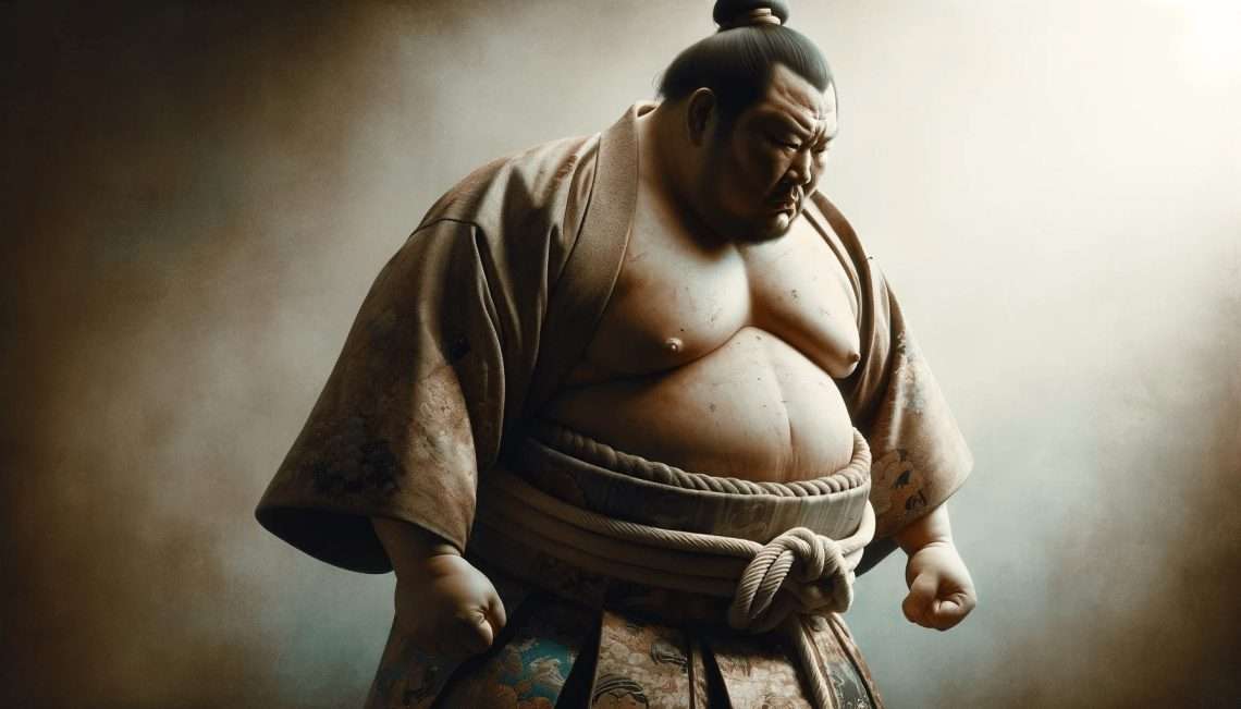 immagine di un lottatore di Sumo